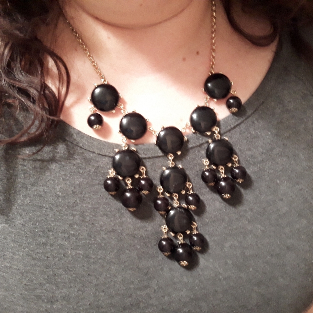 Beaded Chandelier Fashion Necklace